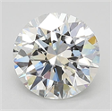 Natural Diamond 1.52 Carats, Round with Excellent Cut, F Color, SI1 Clarity and Certified by GIA