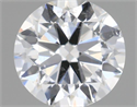 Natural Diamond 0.50 Carats, Round with Good Cut, G Color, SI2 Clarity and Certified by GIA