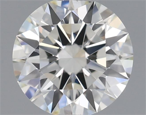 Picture of Natural Diamond 0.50 Carats, Round with Excellent Cut, K Color, VVS1 Clarity and Certified by GIA