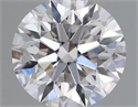 Natural Diamond 0.40 Carats, Round with Excellent Cut, G Color, VVS2 Clarity and Certified by GIA