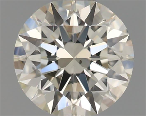 Picture of Natural Diamond 0.51 Carats, Round with Excellent Cut, I Color, VS2 Clarity and Certified by IGI