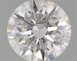 Picture of Natural Diamond 0.52 Carats, Round with Excellent Cut, E Color, I1 Clarity and Certified by IGI