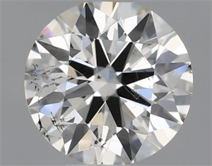 Picture of Natural Diamond 0.41 Carats, Round with Excellent Cut, I Color, SI1 Clarity and Certified by IGI