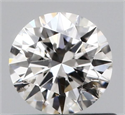 Natural Diamond 0.54 Carats, Round with Excellent Cut, I Color, SI2 Clarity and Certified by GIA