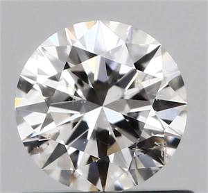 Picture of Natural Diamond 0.54 Carats, Round with Excellent Cut, I Color, SI2 Clarity and Certified by GIA