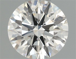 Picture of Natural Diamond 0.40 Carats, Round with Excellent Cut, G Color, SI1 Clarity and Certified by IGI