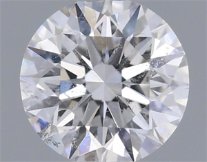 Picture of Natural Diamond 0.40 Carats, Round with Excellent Cut, E Color, SI2 Clarity and Certified by IGI