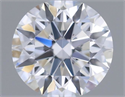 Natural Diamond 0.40 Carats, Round with Very Good Cut, H Color, SI1 Clarity and Certified by GIA