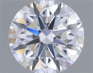 Picture of Natural Diamond 0.40 Carats, Round with Very Good Cut, H Color, SI1 Clarity and Certified by GIA