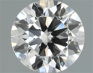 Picture of Natural Diamond 0.40 Carats, Round with Excellent Cut, H Color, VS2 Clarity and Certified by IGI