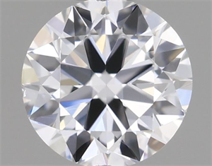 Picture of Natural Diamond 0.40 Carats, Round with Very Good Cut, D Color, SI1 Clarity and Certified by GIA