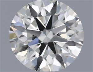 Picture of Natural Diamond 0.50 Carats, Round with Excellent Cut, I Color, VVS1 Clarity and Certified by IGI