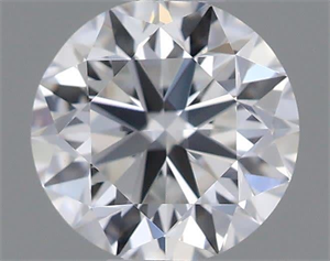 Picture of Natural Diamond 0.40 Carats, Round with Very Good Cut, E Color, VVS2 Clarity and Certified by GIA