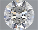 Natural Diamond 0.50 Carats, Round with Very Good Cut, H Color, SI1 Clarity and Certified by IGI