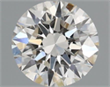 Natural Diamond 0.40 Carats, Round with Excellent Cut, H Color, VS1 Clarity and Certified by GIA