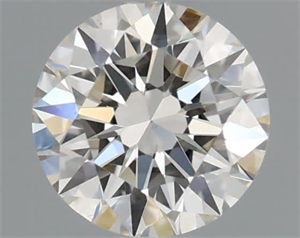 Picture of Natural Diamond 0.40 Carats, Round with Excellent Cut, H Color, VS1 Clarity and Certified by GIA