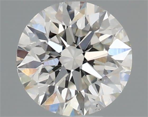 Picture of Natural Diamond 0.40 Carats, Round with Excellent Cut, H Color, VS2 Clarity and Certified by GIA