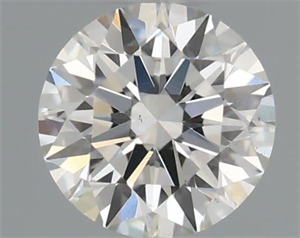 Picture of Natural Diamond 0.40 Carats, Round with Excellent Cut, H Color, VS2 Clarity and Certified by GIA