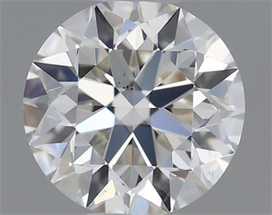 Picture of Natural Diamond 0.40 Carats, Round with Excellent Cut, H Color, VS2 Clarity and Certified by IGI