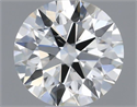 Natural Diamond 0.40 Carats, Round with Excellent Cut, J Color, VS2 Clarity and Certified by GIA