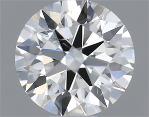 Picture of Natural Diamond 0.40 Carats, Round with Excellent Cut, J Color, VS2 Clarity and Certified by GIA