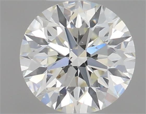 Picture of Natural Diamond 0.40 Carats, Round with Excellent Cut, K Color, SI1 Clarity and Certified by GIA