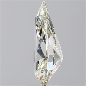 Picture of Natural Diamond 4.03 Carats, Pear with  Cut, J Color, VS1 Clarity and Certified by IGI