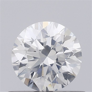 Picture of Natural Diamond 0.51 Carats, Round with Excellent Cut, F Color, I1 Clarity and Certified by GIA