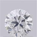 Natural Diamond 0.50 Carats, Round with Very Good Cut, E Color, I1 Clarity and Certified by GIA