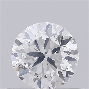 Picture of Natural Diamond 0.50 Carats, Round with Very Good Cut, E Color, I1 Clarity and Certified by GIA