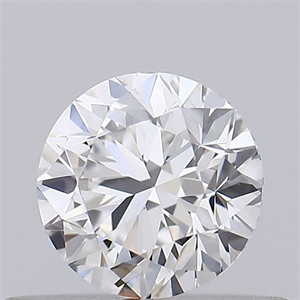 Picture of Natural Diamond 0.40 Carats, Round with Good Cut, G Color, VVS1 Clarity and Certified by GIA