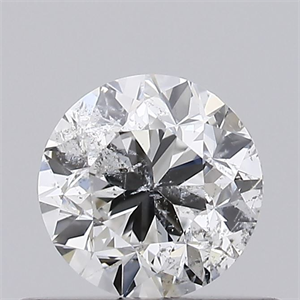 Picture of Natural Diamond 0.50 Carats, Round with Good Cut, F Color, I1 Clarity and Certified by GIA