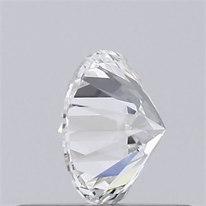 Picture of Natural Diamond 0.45 Carats, Round with Excellent Cut, E Color, VS2 Clarity and Certified by GIA