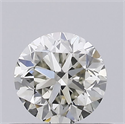 Natural Diamond 0.50 Carats, Round with Good Cut, K Color, VS2 Clarity and Certified by GIA