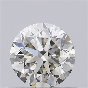 Picture of Natural Diamond 0.50 Carats, Round with Good Cut, K Color, VS2 Clarity and Certified by GIA