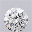 Natural Diamond 0.60 Carats, Round with Excellent Cut, J Color, SI2 Clarity and Certified by GIA