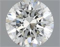 Natural Diamond 0.50 Carats, Round with Excellent Cut, I Color, VVS1 Clarity and Certified by IGI