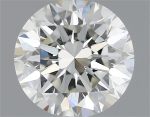 Picture of Natural Diamond 0.50 Carats, Round with Excellent Cut, I Color, VVS1 Clarity and Certified by IGI