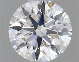 Picture of Natural Diamond 0.41 Carats, Round with Excellent Cut, E Color, SI2 Clarity and Certified by GIA