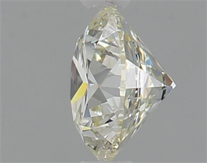 Picture of Natural Diamond 0.56 Carats, Round with Excellent Cut, K Color, SI2 Clarity and Certified by IGI