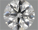 Natural Diamond 0.40 Carats, Round with Excellent Cut, J Color, SI1 Clarity and Certified by GIA