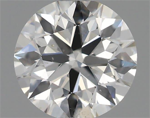 Picture of Natural Diamond 0.40 Carats, Round with Excellent Cut, J Color, SI1 Clarity and Certified by GIA