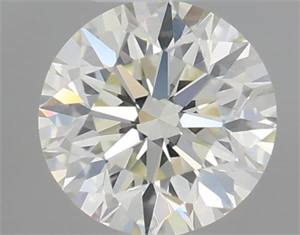 Picture of Natural Diamond 0.45 Carats, Round with Excellent Cut, J Color, VVS1 Clarity and Certified by IGI