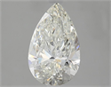 Natural Diamond 2.06 Carats, Pear with  Cut, J Color, SI1 Clarity and Certified by GIA