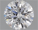 Natural Diamond 0.40 Carats, Round with Very Good Cut, D Color, I1 Clarity and Certified by GIA