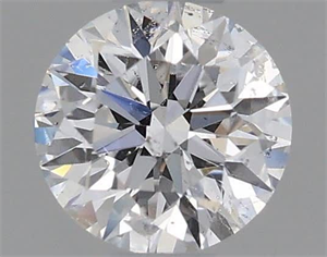 Picture of Natural Diamond 0.40 Carats, Round with Very Good Cut, D Color, I1 Clarity and Certified by GIA