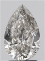 Natural Diamond 2.02 Carats, Pear with  Cut, I Color, I1 Clarity and Certified by IGI