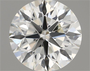 Picture of Natural Diamond 0.50 Carats, Round with Very Good Cut, J Color, VVS2 Clarity and Certified by GIA