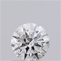 Natural Diamond 0.55 Carats, Round with Excellent Cut, G Color, I1 Clarity and Certified by IGI