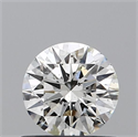 Natural Diamond 0.52 Carats, Round with Excellent Cut, I Color, SI2 Clarity and Certified by GIA